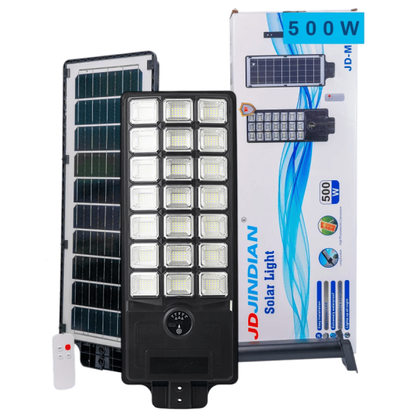 Đèn Liền Thể Năng Lượng Mặt Trời Jindian JD-M500 500W