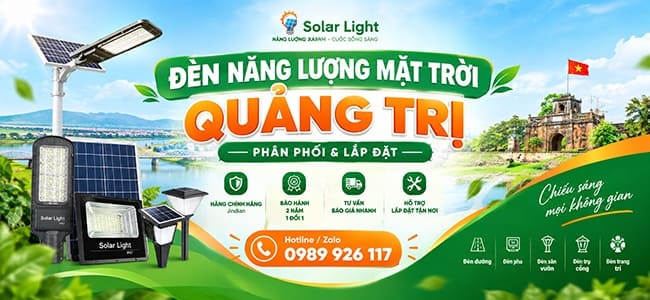 Đèn năng lượng mặt trời Quảng Trị